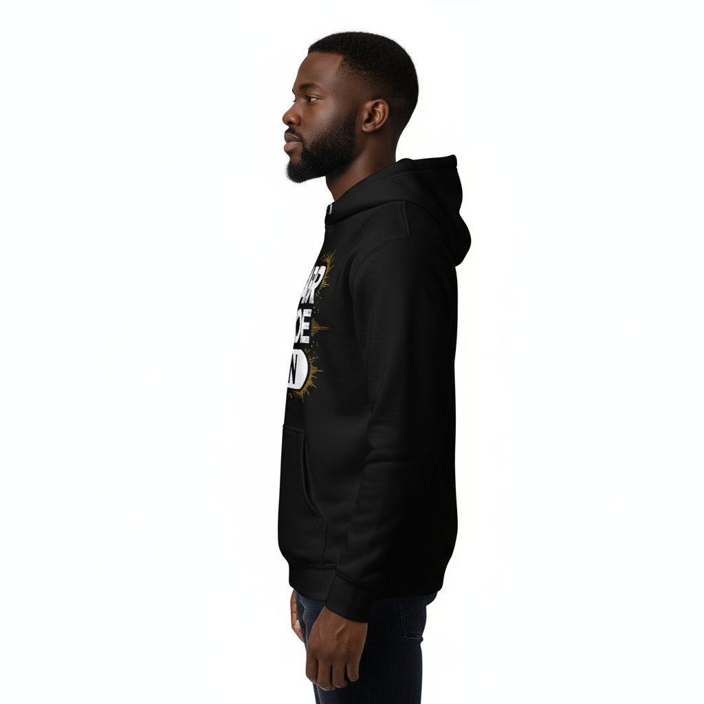 Black male side - SABR MODE ON hoodie