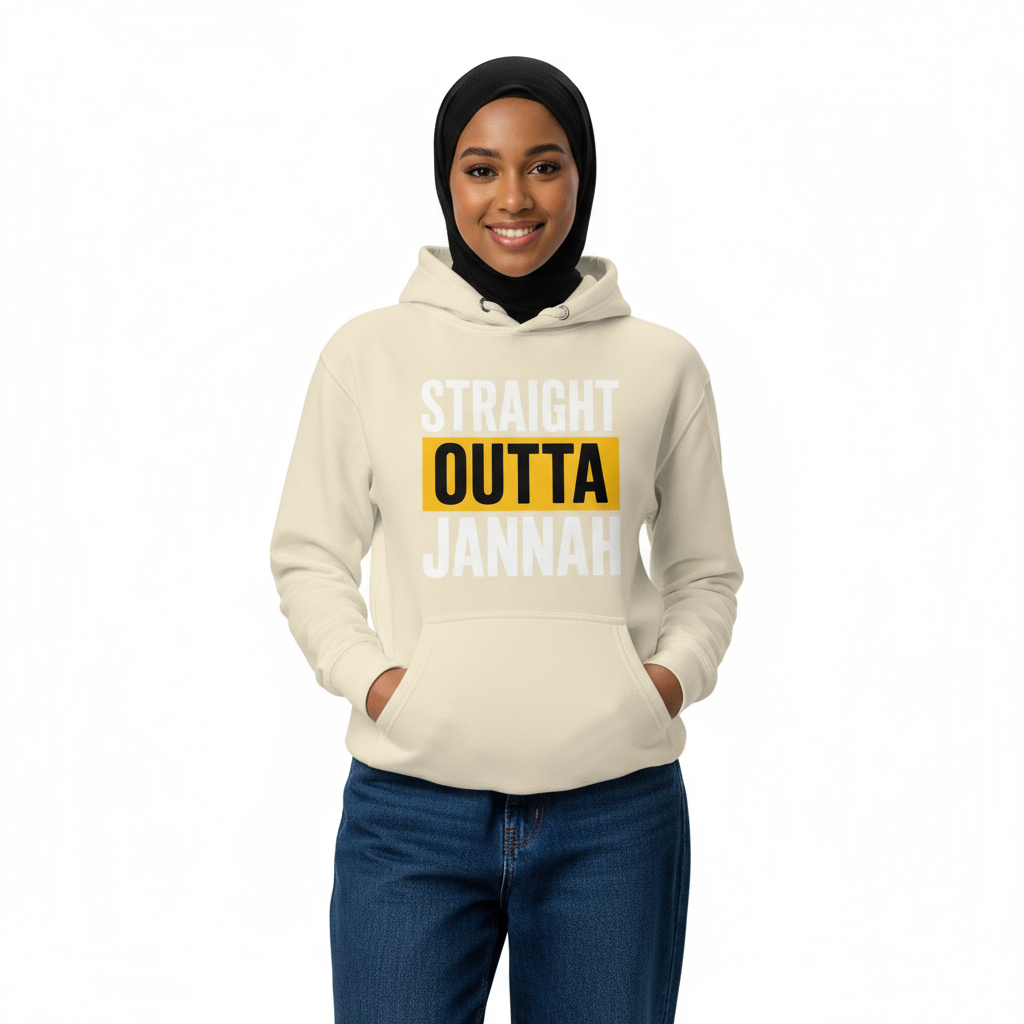 Female front - Classic Edition cream with dark blue jeans