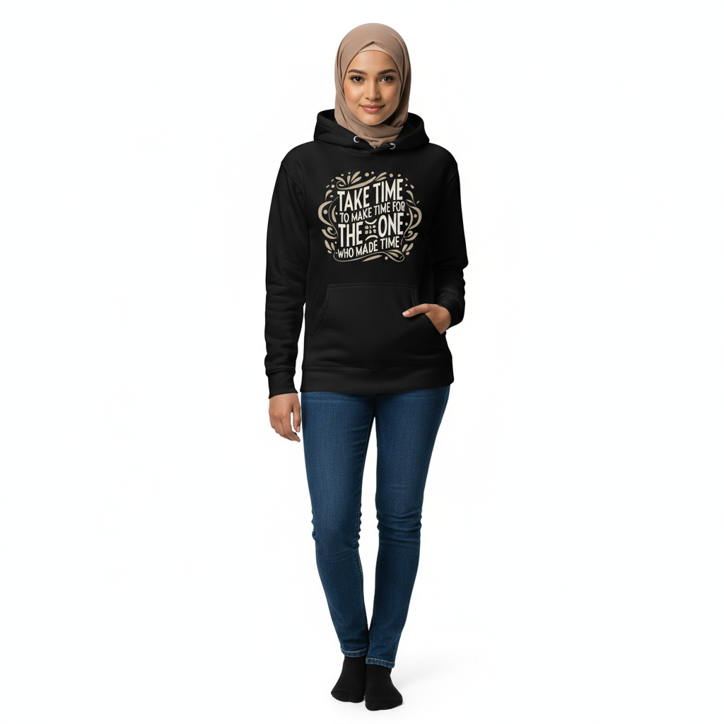 Female full body - Take Time hoodie