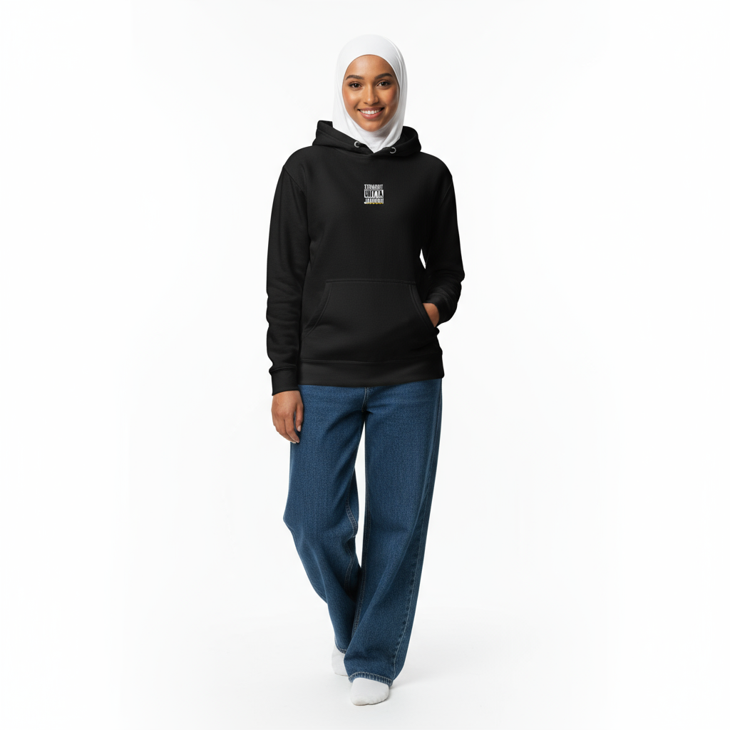 Female full body - Vintage Script Edition with white hijab