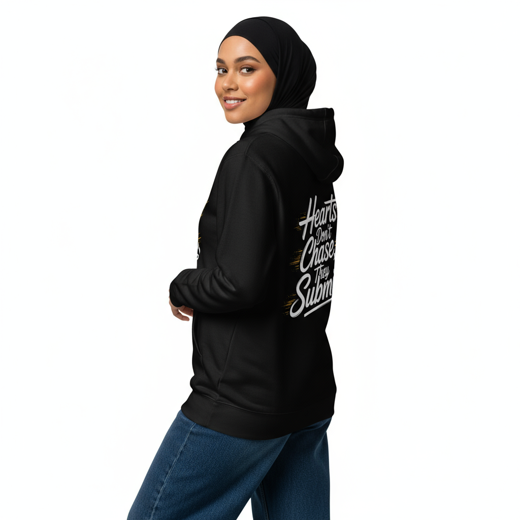 Female looking back - showing back design