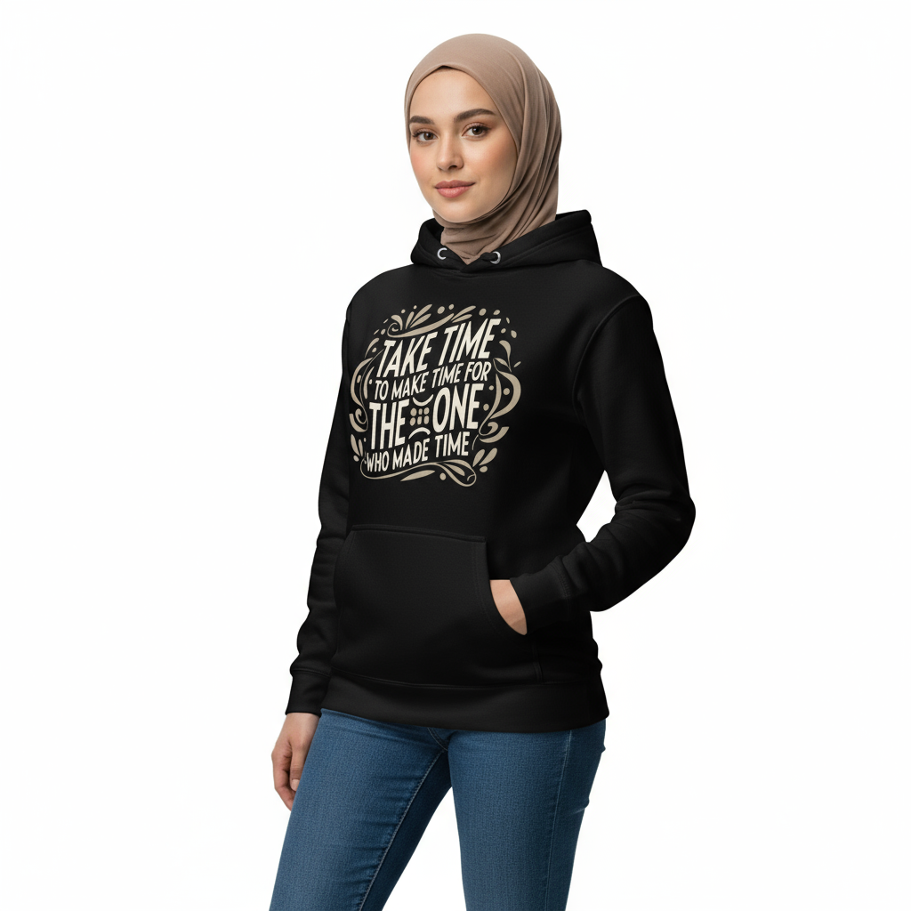 Female three-quarter - Take Time hoodie