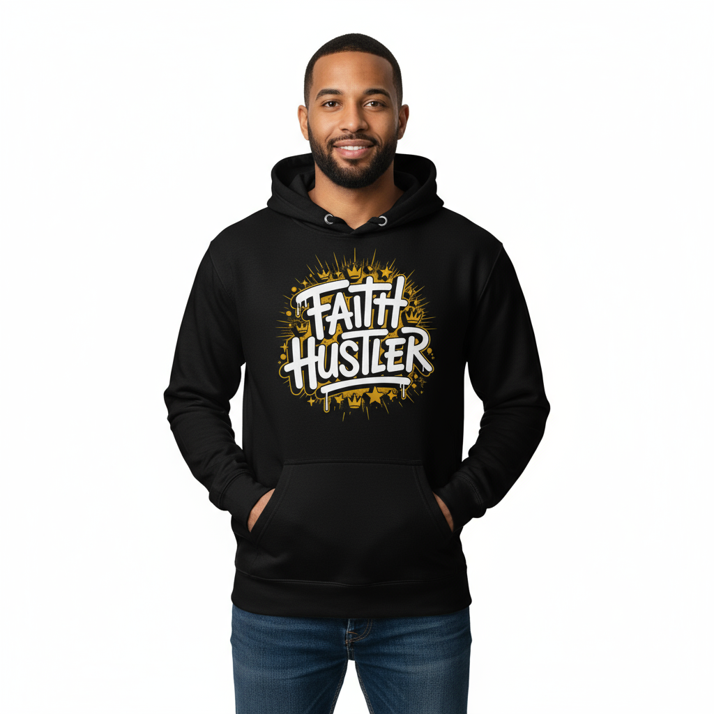 Male full body - Faith Hustler hoodie