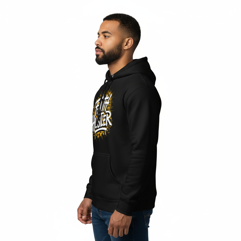 Male side - Faith Hustler hoodie