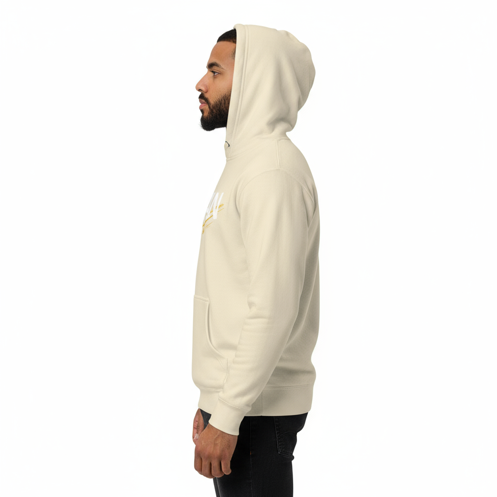 Male side - IMAAN Icons cream hoodie