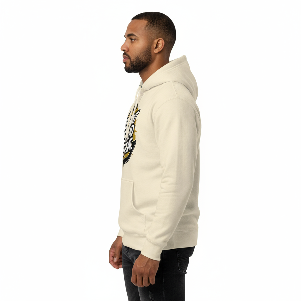 Male side - Repent Reload Repeat cream hoodie